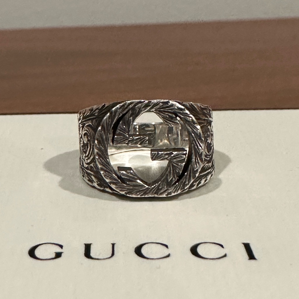 Gucci Interlocking G Ring - Size 6 1/2